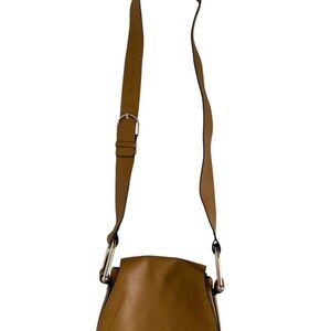 Vince Camuto Tan Leather Crossbody Bag